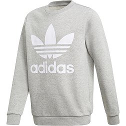 adidas Originals Girls' Adicolor Classic Crewneck Pullover Sweatshirt