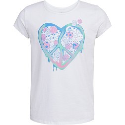 adidas Girls' Short Sleeve Essential Graphic T-Shirt
