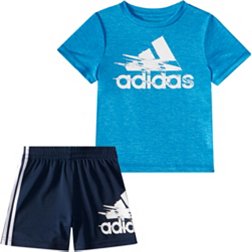 adidas Infant Graphic Shorts and Short Sleeve T-Shirt 2-Piece Set