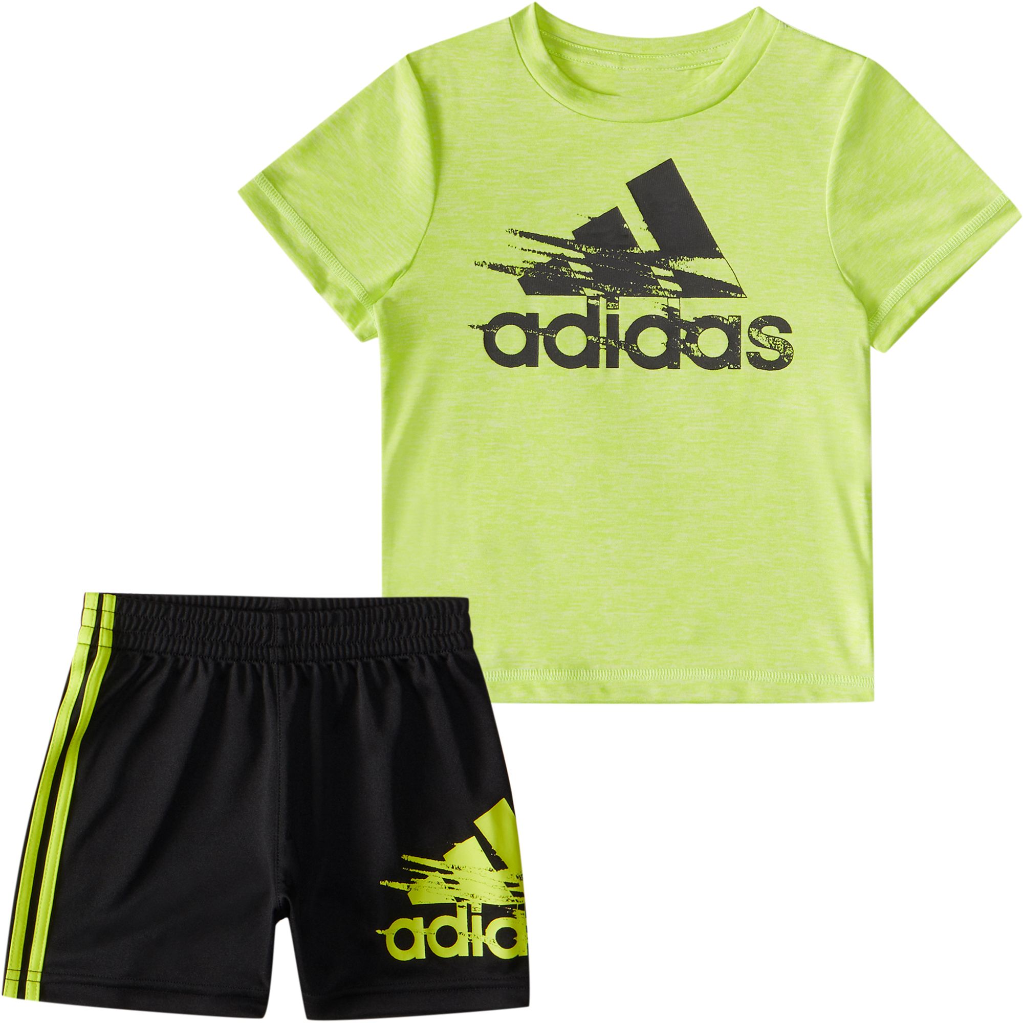 adidas Infants' Graphic Shorts and Short Sleeve T-Shirt 2-Piece Set