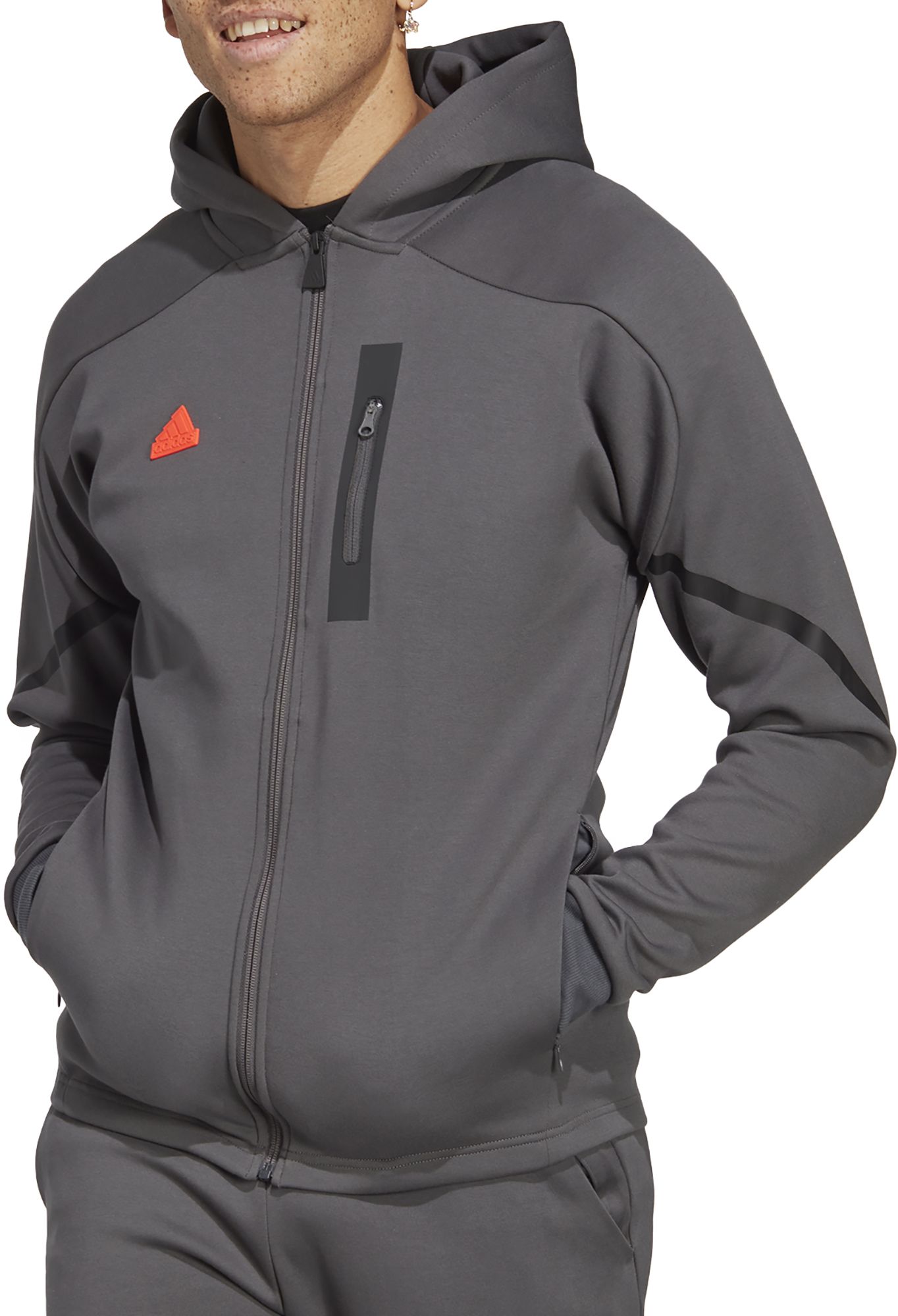 adidas Men's Designed for Gameday Full-Zip Hoodie