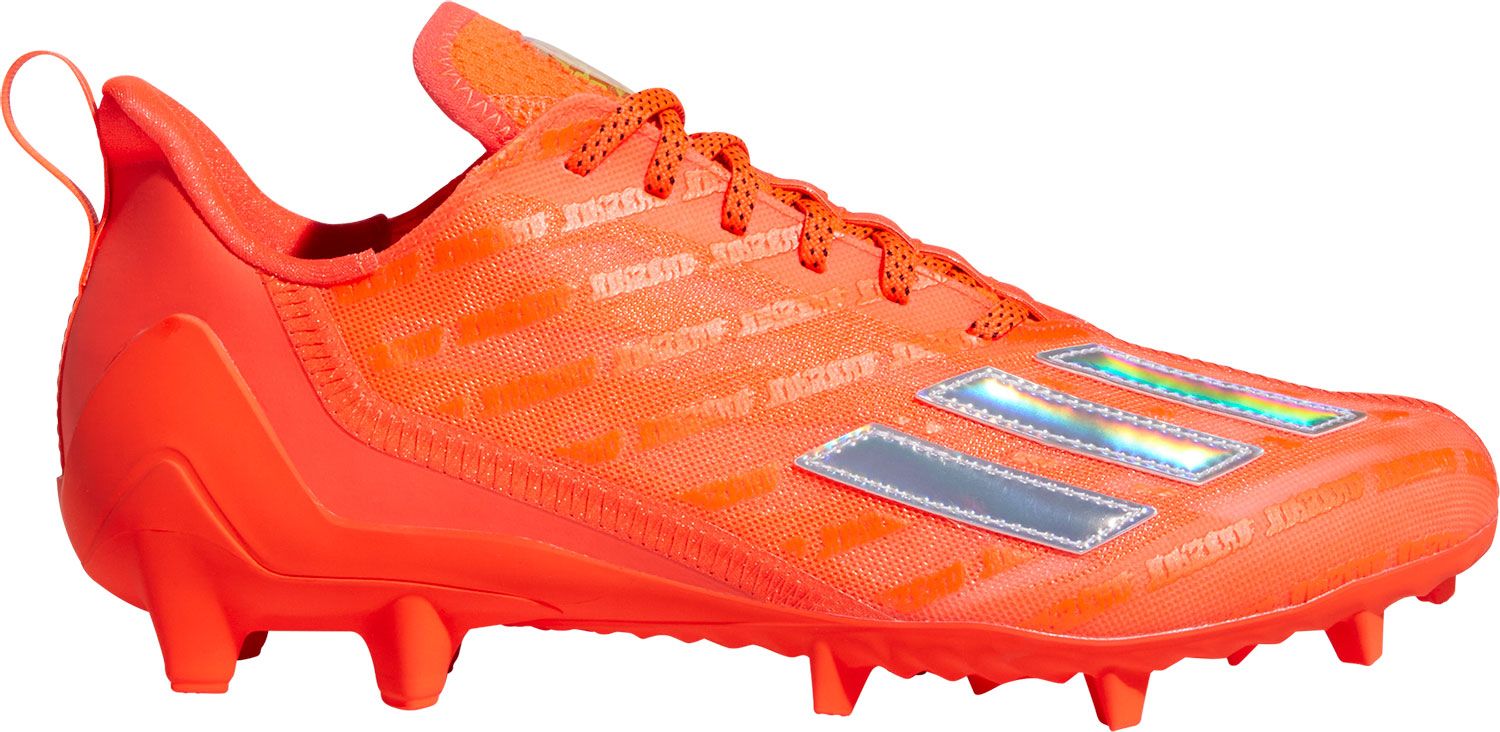 all red adidas football cleats