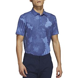 adidas Men's Performance Flower Mesh Golf Polo Shirt