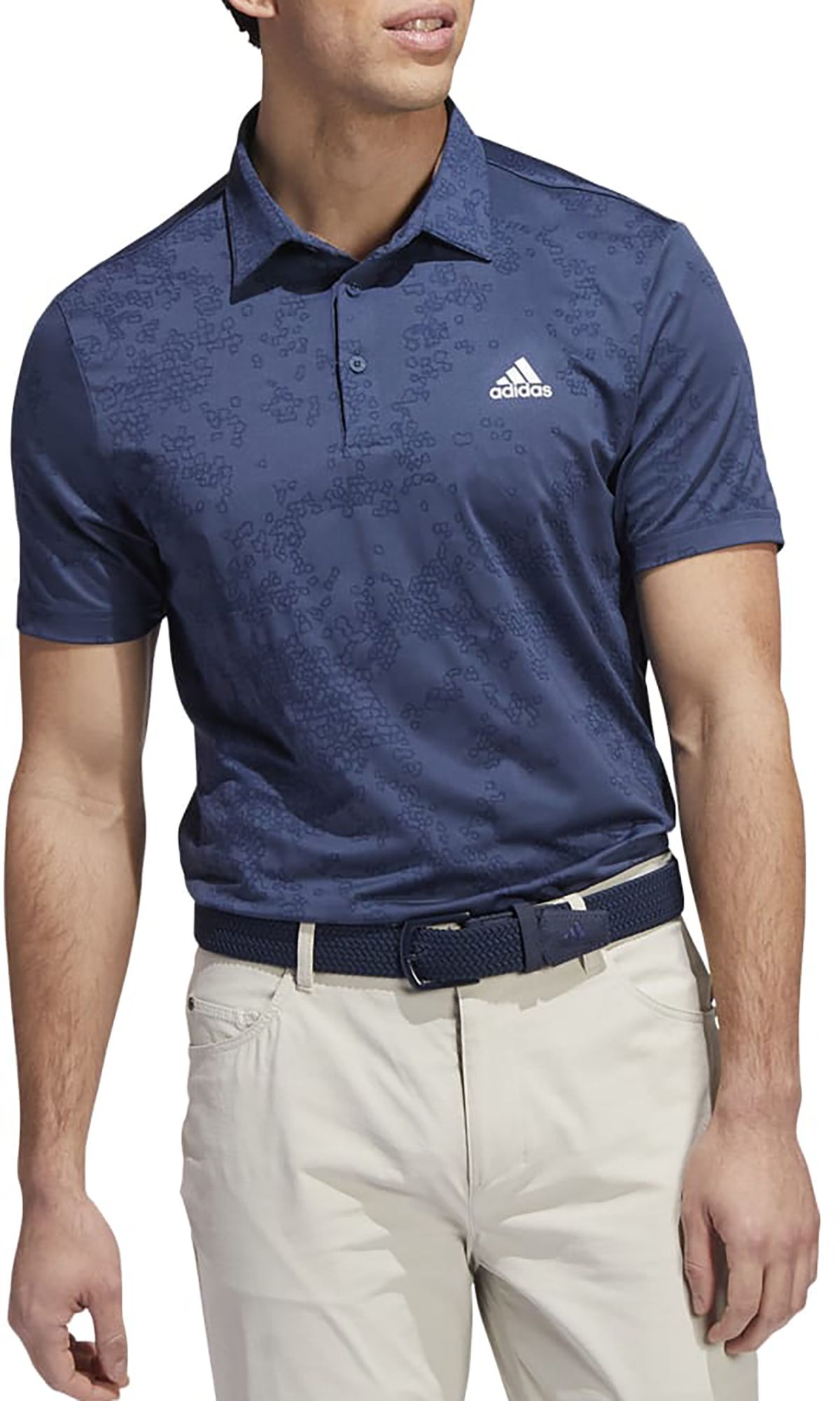 adidas Men's Jacquard Golf Polo