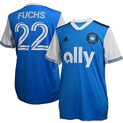 adidas Charlotte FC '22-'23 Chrisitan Fuchs #22 Primary Replica Jersey