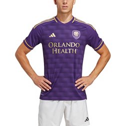 adidas Orlando City 2023 Kick Childhood Cancer Purple Prematch Jersey