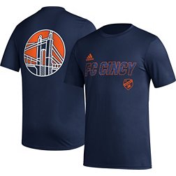 adidas FC Cincinnati 2023 Jersey Hook Navy T-Shirt