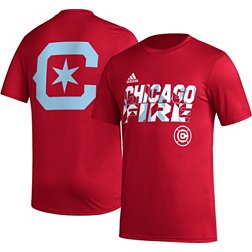 adidas Chicago Fire 2023 Jersey Hook Red T-Shirt