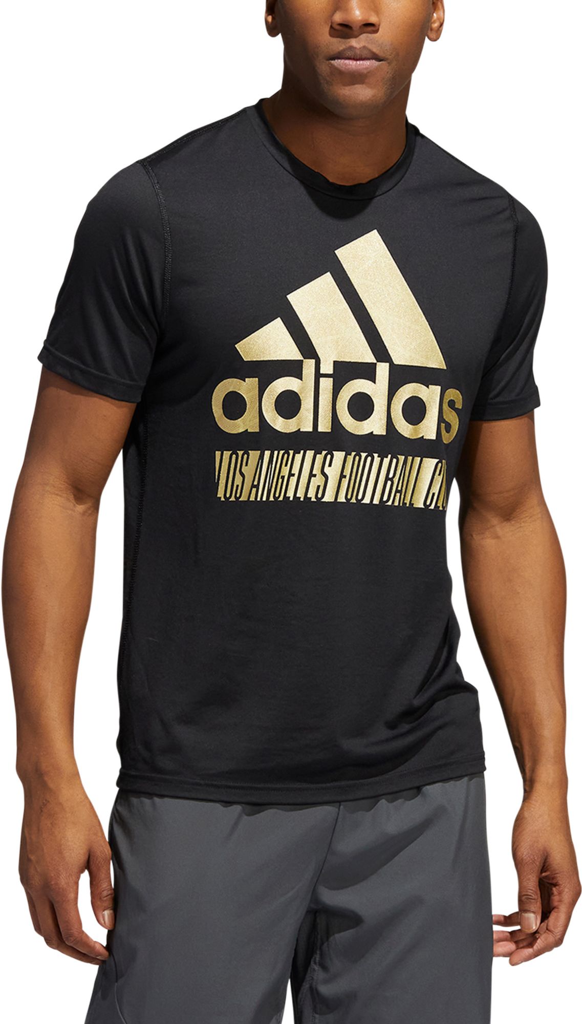 adidas Los Angeles FC '22 Black Badge of Sport T-Shirt