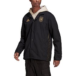 adidas Los Angeles FC '22 Coaches Black Full-Zip Jacket