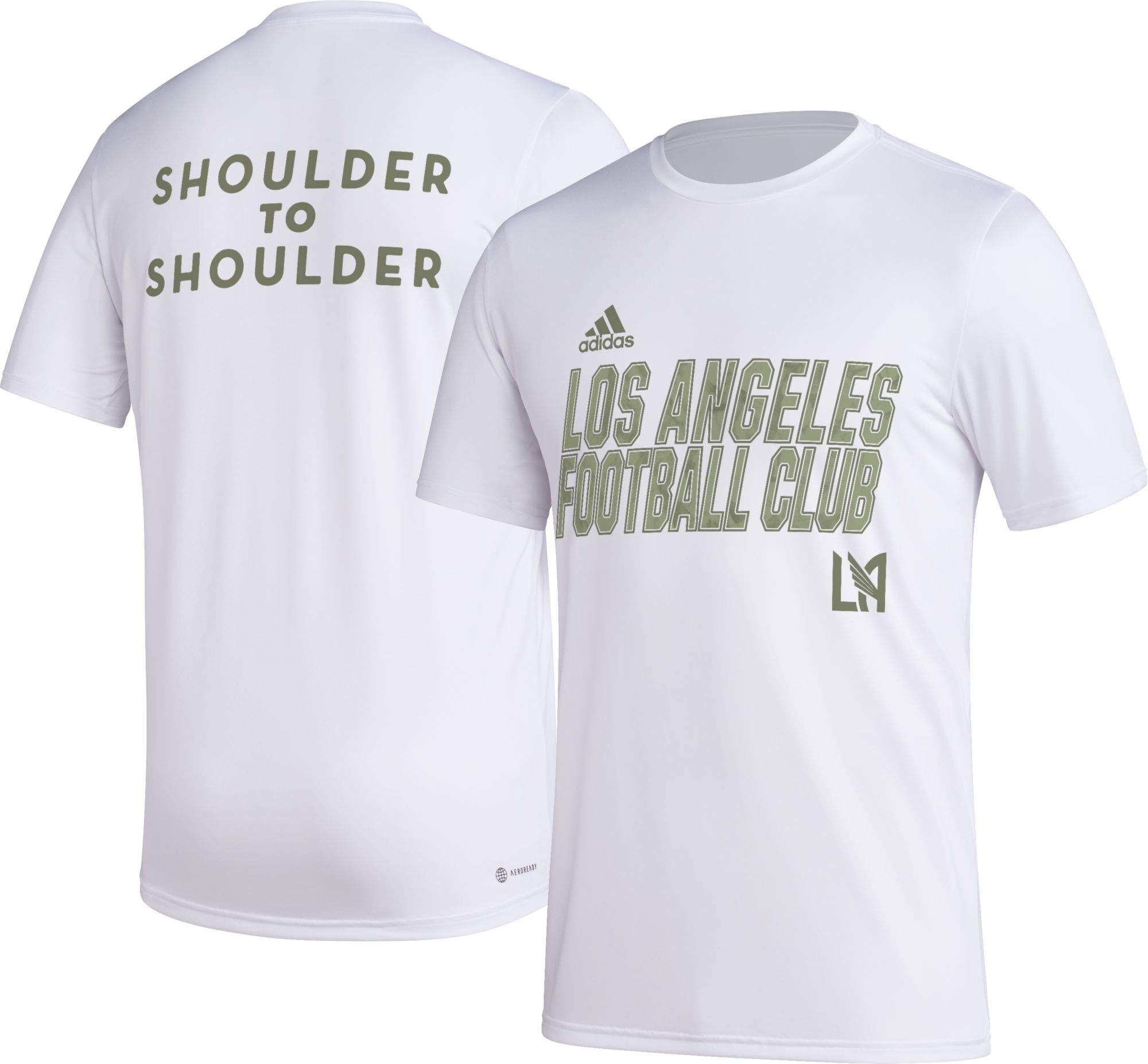 adidas Los Angeles FC 2023 Jersey Hook White T-Shirt