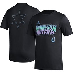 adidas Minnesota United FC 2023 Jersey Hook Black T-Shirt