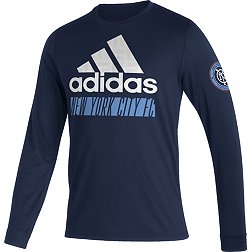 adidas New York City FC '22 Navy Badge of Sport Vintage T-Shirt