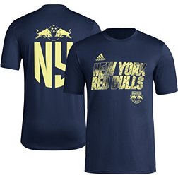 adidas New York Red Bulls 2023 Jersey Hook Navy T-Shirt