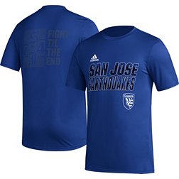 adidas San Jose Earthquakes 2023 Creator Blue T-Shirt