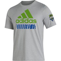 adidas Seattle Sounders '22 Grey Badge of Sport T-Shirt