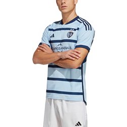 adidas Sporting Kansas City 2023 Primary Authentic "Hoops" Jersey