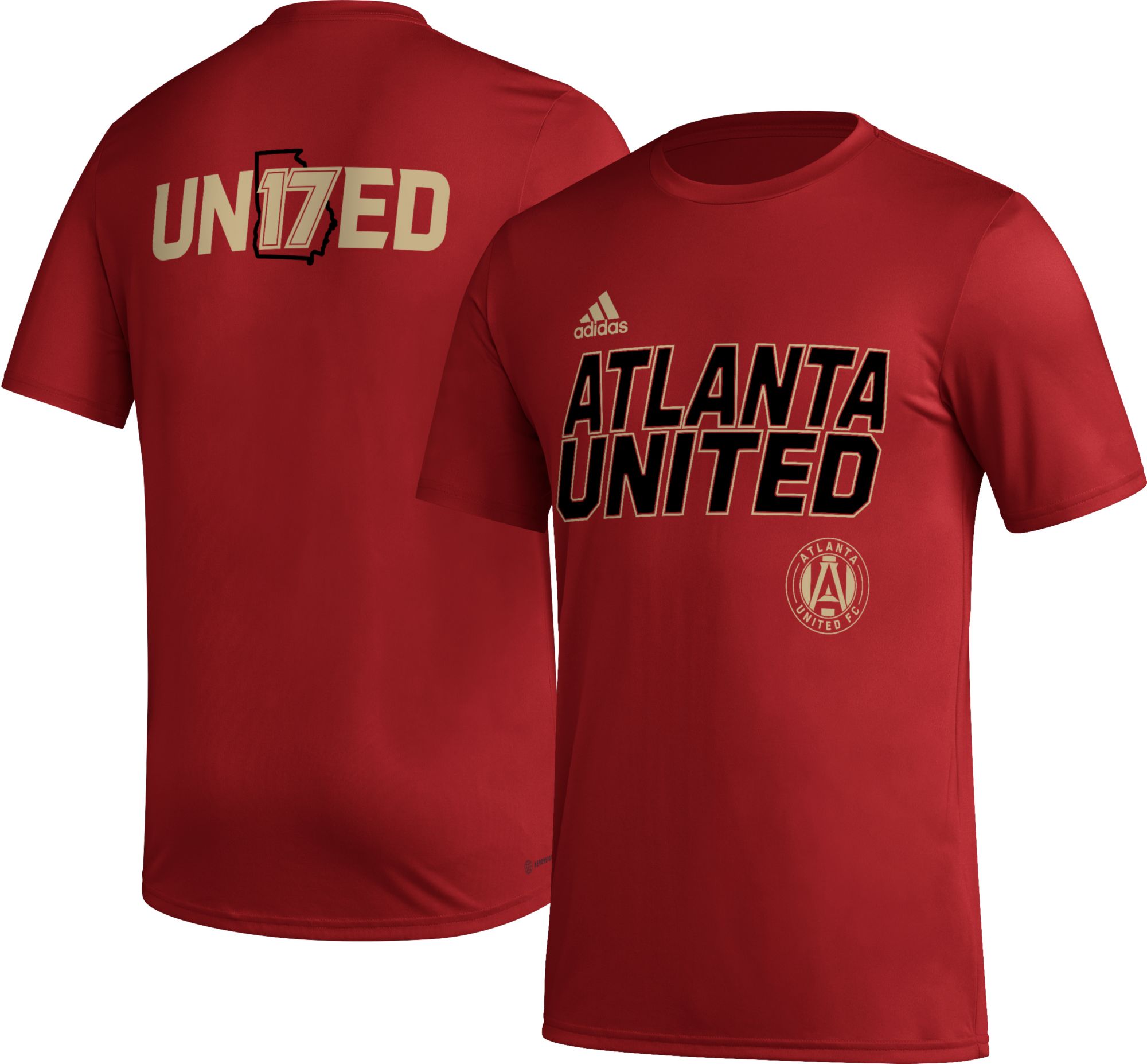 adidas Atlanta United 2023 Jersey Hook Red T-Shirt