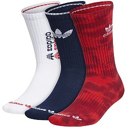 adidas Originals Men's Color Wash Crew Socks - 3 Pack