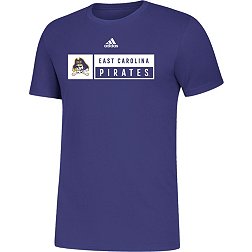 adidas Men's East Carolina Pirates Purple Amplifier T-Shirt