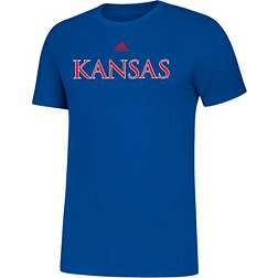 adidas Men's Kansas Jayhawks Blue Amplifier T-Shirt