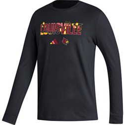 adidas Men's Louisville Cardinals Black Long Sleeve T-Shirt