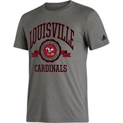 adidas, Shirts, Mens Gray Adidas University Of Louisville Cardinals Long  Sleeve Tshirt Size La
