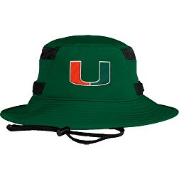 adidas Men's Miami Hurricanes Green Victory Performance Hat