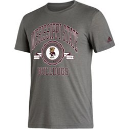 adidas Men's Mississippi State Bulldogs Grey Blend T-Shirt
