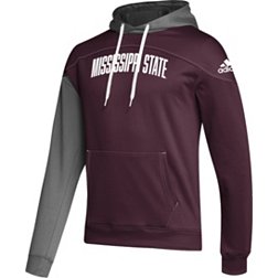 adidas Men's Mississippi State Bulldogs Maroon Pullover Hoodie