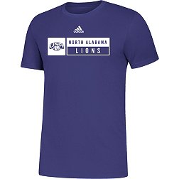 adidas Men's North Alabama  Lions Purple Amplifier T-Shirt