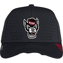 adidas Men's NC State Wolfpack Black Perfect Adjustable Hat
