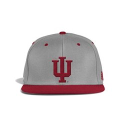 adidas Men's Grey Indiana Hoosiers Fitted Wool Baseball Hat