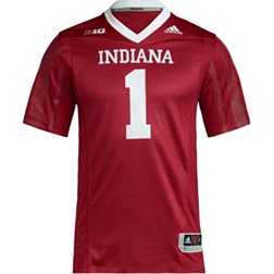 adidas Men's Indiana Hoosiers Crimson Replica Football Jersey