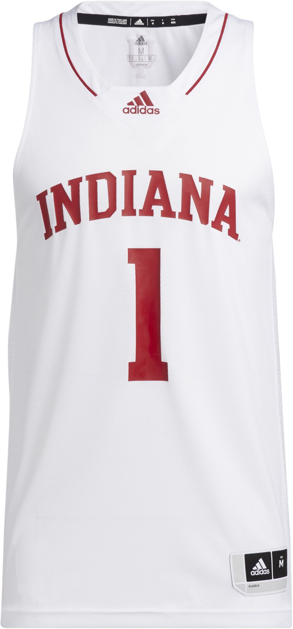 adidas Men's Indiana Hoosiers White Swingman Jersey