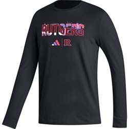 adidas Men's Rutgers Scarlet Knights Black Long Sleeve T-Shirt