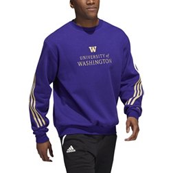 adidas Men's Washington Huskies Brown Crew Sweater