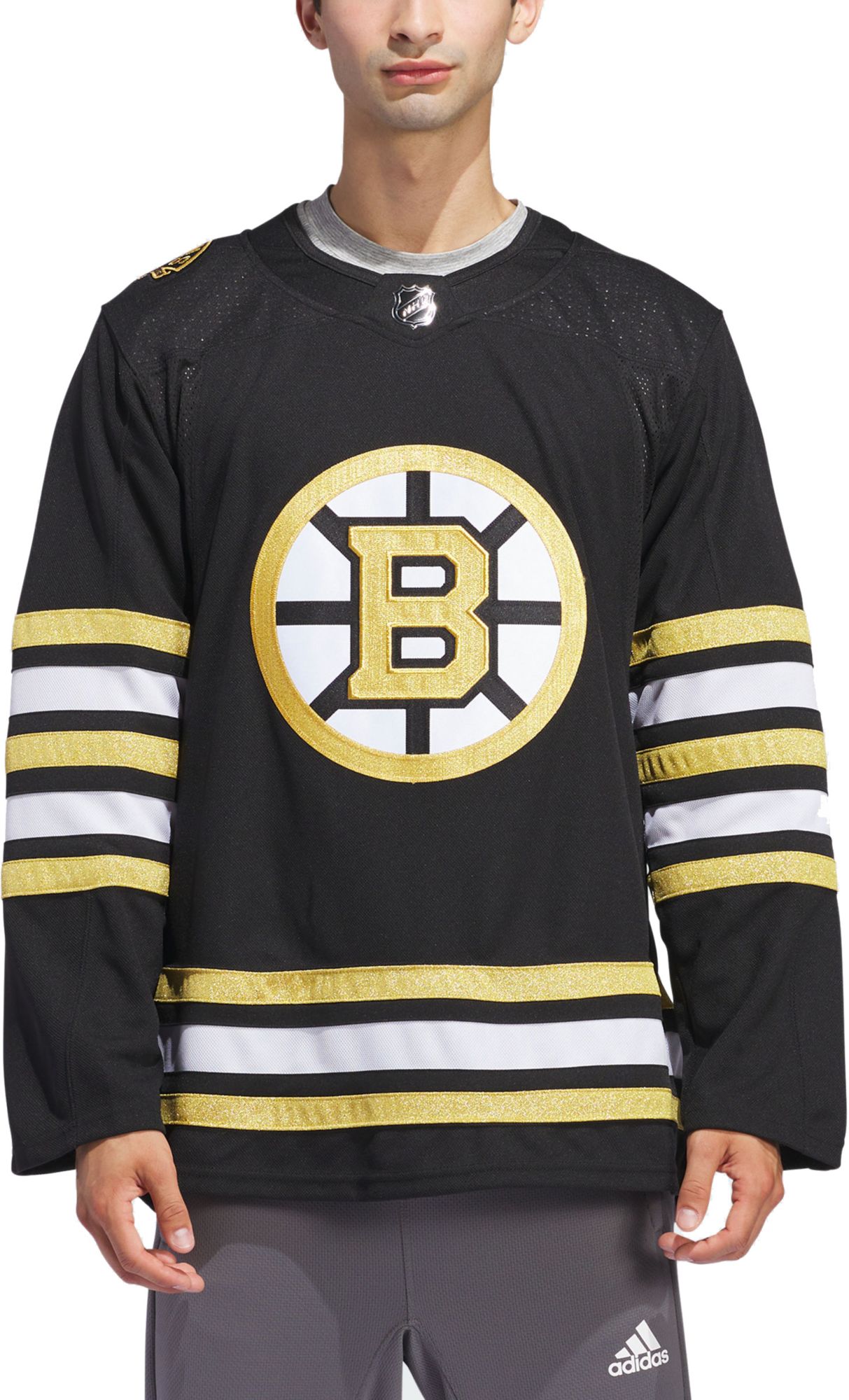adidas Boston Bruins Centennial Home ADIZERO Blank Authentic Jersey