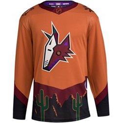 Youth Fanatics Branded Red Arizona Coyotes Home Replica Blank Jersey Size: Large