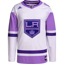 adidas 2023 Hockey Fights Cancer Los Angeles Kings ADIZERO Authentic Jersey