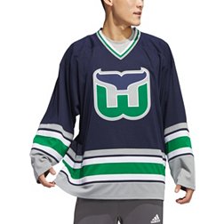Fanatics Branded NHL Hartford Whalers Gordie Howe #9 Breakaway Vintage Replica Jersey, Men's, Small, Green