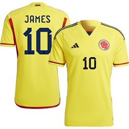 adidas Colombia '22 James Rodriguez #10 Home Replica Jersey