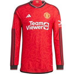 adidas Manchester United 2023 Home Authentic Long Sleeve Jersey