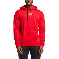 adidas Manchester United Calligraphy Red Pullover Hoodie