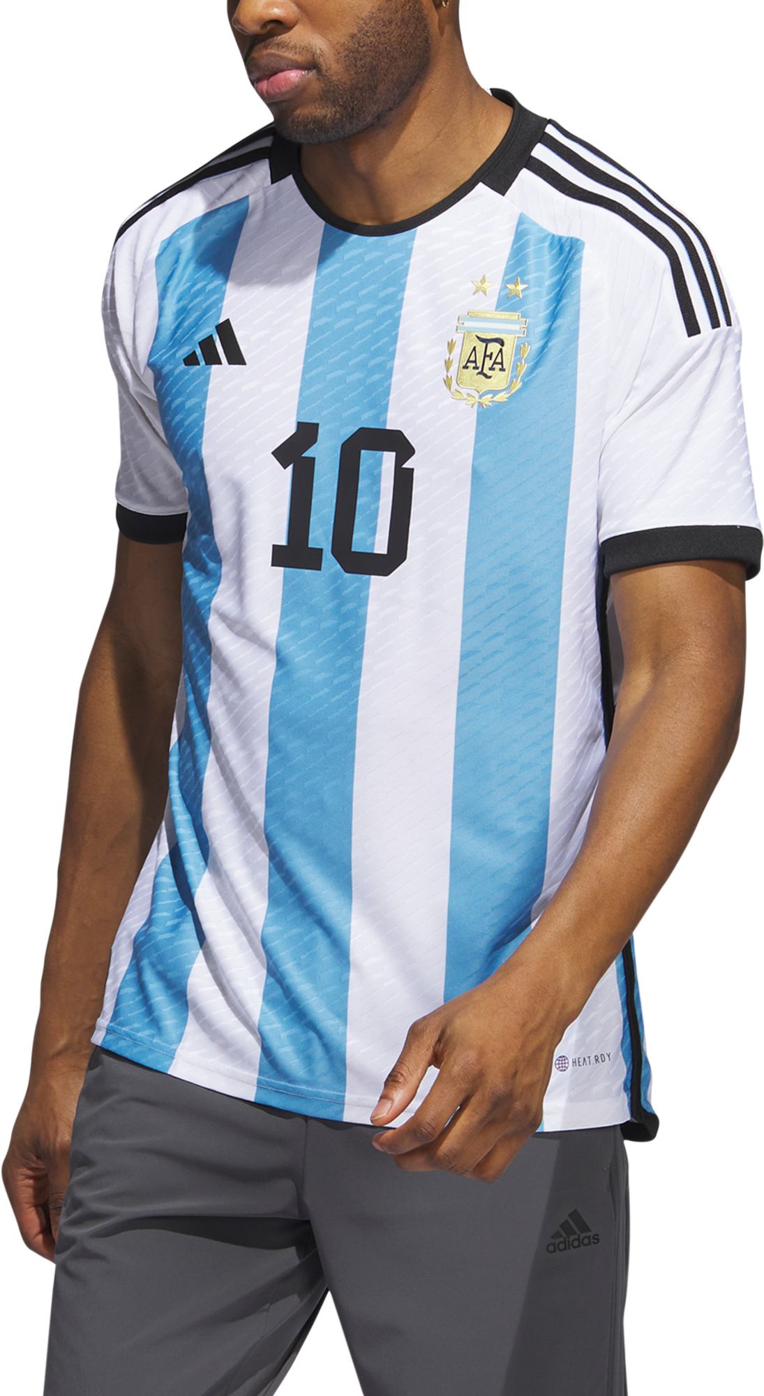 New MESSI #10 Argentina Home World Cup 2022 Champion Authentic Jersey
