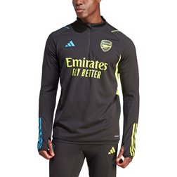 adidas Arsenal 2023 Black Training Quarter-Zip Pullover Shirt