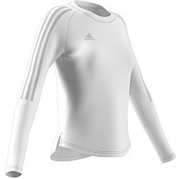 adidas Women's Long Sleeve White Volleyball Jersey