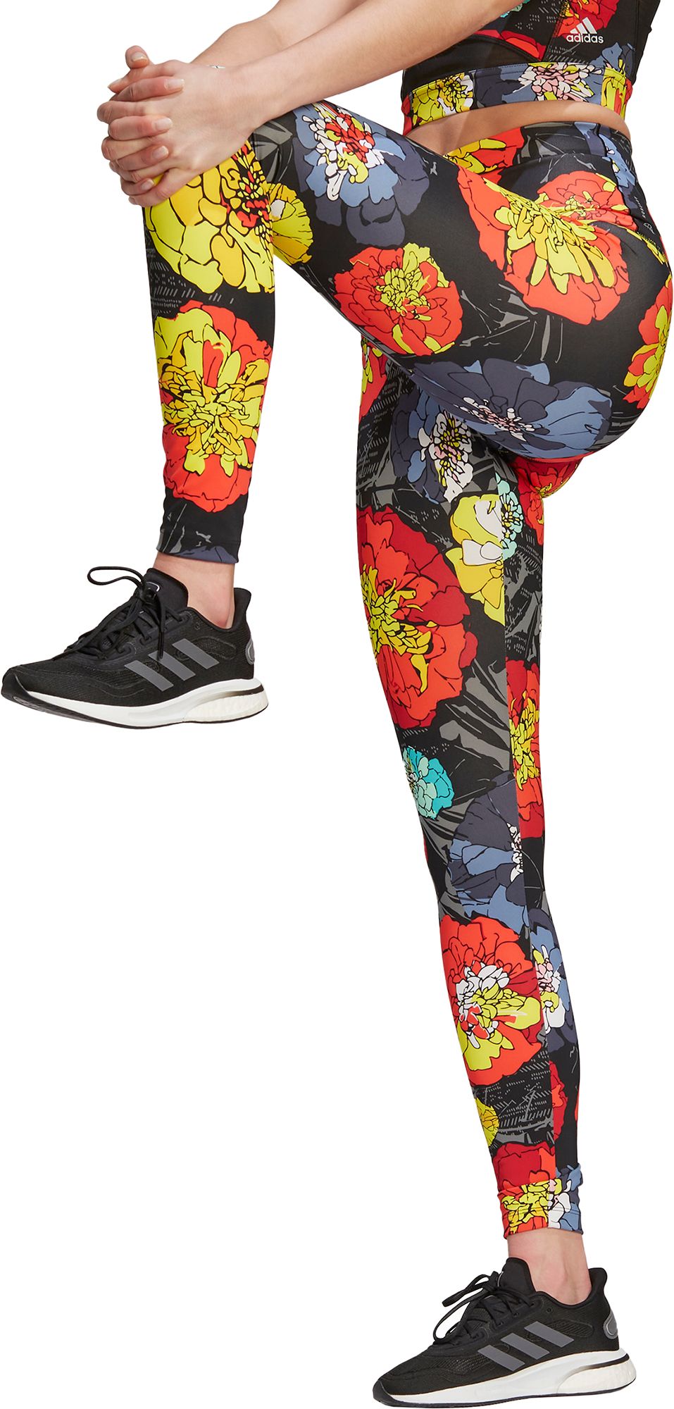 Adidas / Women's Floral Running Leggings