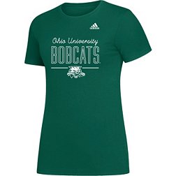 adidas Women's Ohio Bobcats Green Amplifier T-Shirt