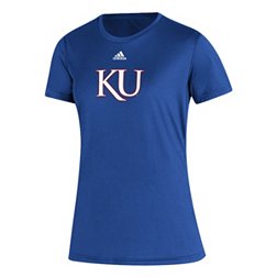 adidas Women's Kansas Jayhawks Blue Creator Performance T-Shirt